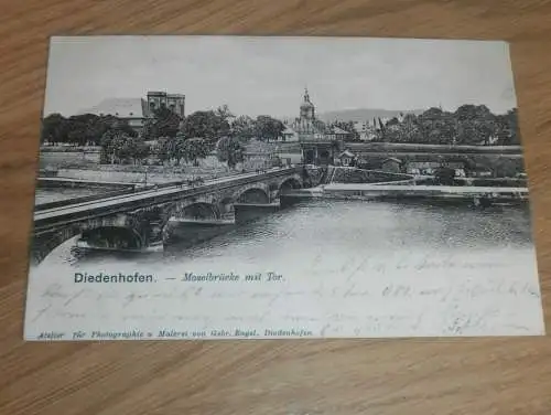 alte AK -  Diedenhofen / Thionville ,  1903 , nach Bonn , Ansichtskarte !!