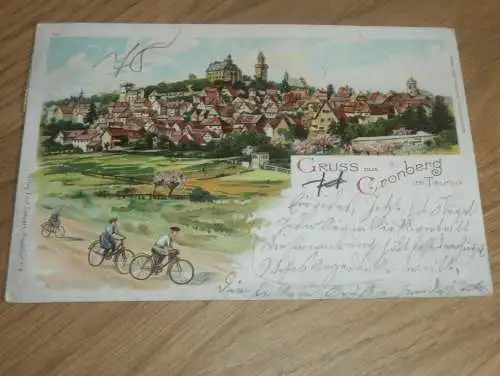 alte AK - Cronberg / Kronberg i. Taunus  , 1902 , Unterliederbach Ansichtskarte