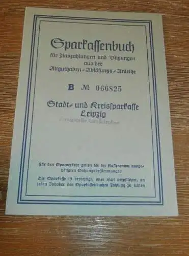 altes Sparbuch Großdeuben / Böhlen , 1952 - 1955 , Adolf Böhme in Großdeuben , Sparkasse , Bank !!!