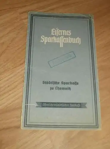 altes Sparbuch Chemnitz , 1942 - 1943 , Werner Weichelt in Bautzen , Sparkasse , Bank !!!