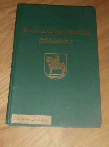 altes Sparbuch Wefensleben / Haldensleben , 1940 - 1945 , Wilhelm Schütze , Sparkasse , Bank !!!