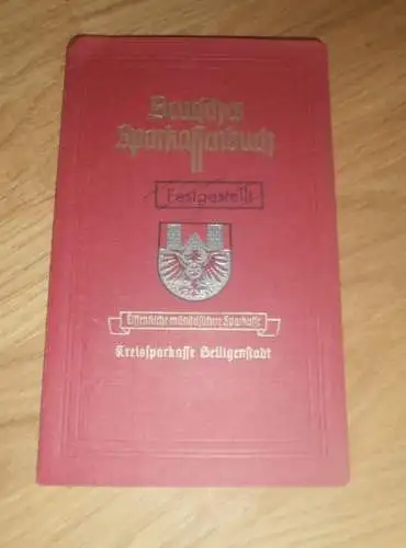 altes Sparbuch Arenshausen / Heiligenstadt , 1946 , Adolf Tüchsen , Sparkasse , Bank !!!