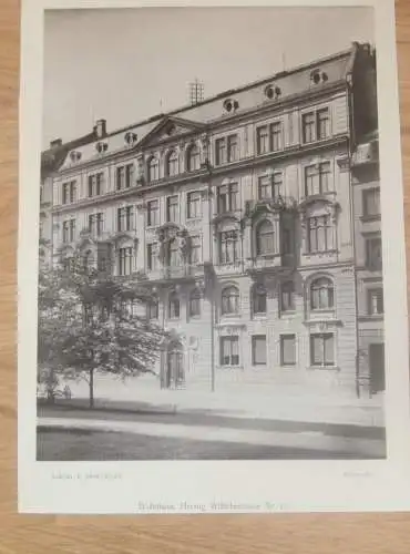 original Ansicht/ Photographie von 1902 , München , Herzog Wilhelmstrasse 22 , Haus , Villa , Wohnung , Wohnhaus !!!