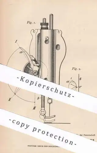 original Patent - Eugen Seifert , Berlin | Albert Jenichen , Weissensee | 1906 | elektrische Nähmaschinen | Schneiderei