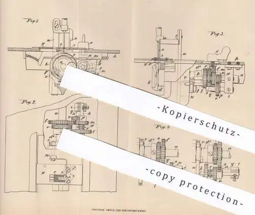 original Patent - Gustav Tittel , Plauen i. V. , 1905 , Nähmaschine mit Schneidvorrichtung | Nähmaschinen | Schneiderei