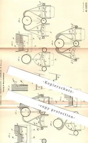 original Patent - John Isaac Thornycroft , Chiswick , England , 1897 , Feuerung für Wasserröhrenkessel | Kessel !!!