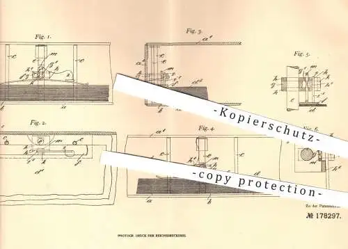 original Patent - F. Soennecken , Bonn , 1905 , Klemme für Briefordner , Aktenordner , Ordner | Büromaterial !!!