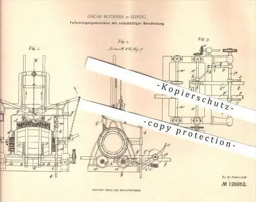 original Patent - Oscar Bothner , Leipzig , 1901 , Fass - Reinigungsmaschine mit selbsttätiger Beschickung | Bierfass !!