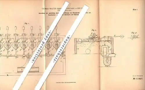 Original Patent - Alfred Charles Rice in Daybrook b. Nottingham , 1899 , bet up fuse for bicycles , bicycle , Fahrrad !!