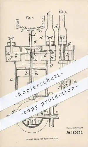 original Patent - A. Hinden , Neustadt / Haardt , 1905 , Zünd- u. Löschvorrichtung für Gasbrenner , Brenner , Gas !!!