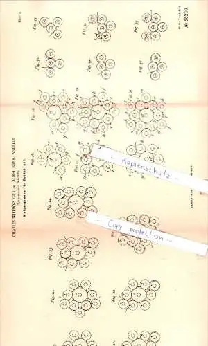 Original Patent  - C. Williams Guy in Laurel Bank, Anerley , 1891 , Walzenpresse für Zuckerrohr !!!