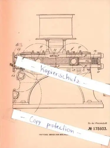 Original Patent  - H. J. Debauche in Gilly b. Charleroi, Belg. , 1904 , Sicherheitsvorrichtung !!!