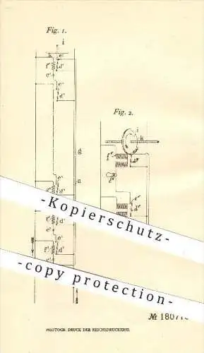 original Patent - W. Biscan , Teplitz , Böhmen , 1906 , Reklame - Beleuchtung mit elektr. Glühlampen , Werbung , Lampen