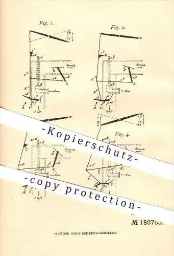 original Patent - Alwin Lüderitz , Köln / Rhein , 1906 , Regelung für Explosionskraftmaschinen , Motor , Motoren , Gas !