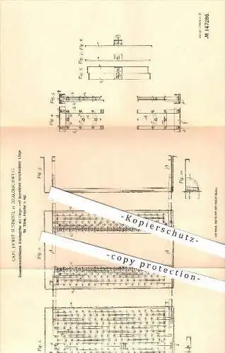 original Patent - C. E. Susemihl , Braunschweig , 1903 , Schutzgitter für Türen und Fenster , Tür , Fenster , Fensterbau