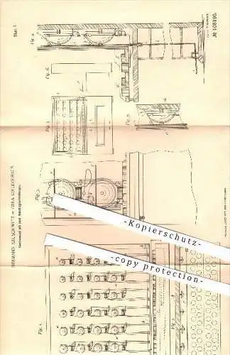 original Patent - Hermann Kruschwitz in Gera , 1898 , Glockenspiel , Glocke , Glocken , Musik , Musikinstrumente !!!