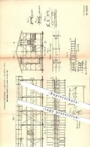 original Patent - H. Kerrinnes in Jorksdorf p. Groß Baum / Sosnowka , 1898 , Schuppen zum Trocknen von Torf , Russland !