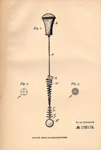 Original Patent - Raoul Lacoste dans Le Bouscat à Bordeaux , 1906 , Dispositif de barils , le soufre !!!