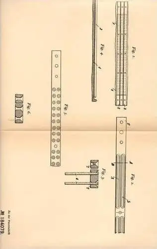 Original Patentschrift - Ch. Claus in Grammont / Geraardsbergen , 1904 , Förderband für Zündhölzer , Streichhölzer !!!