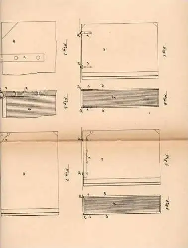 Original Patentschrift - Max Rückert in Steinach S.-M., 1905 , Deckelbeschlag für Bücher , Beschlag !!!