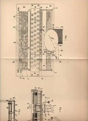 Original Patentschrift - Erzeugung von Leuchtreklame , 1905 , E. Vacheron in Tours , Reklame !!!