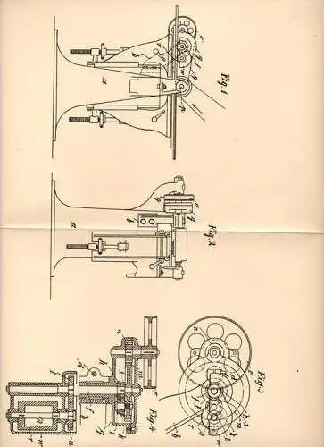 Original Patentschrift - W. Thau in Klingenthal i.Sa., 1906 , Hobelmaschine , Hobel , Kehlleisten , Tischlerei !!!