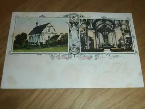 alte AK - Weggenthal b. Rottenburg , 1903 ,  Kirche , Ansichtskarte nach Ravensburg !!!