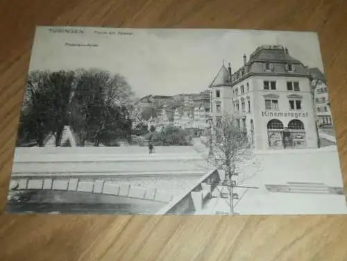 alte AK - Tübingen , ca. 1905 ,  Kinematograf , Platanenallee ,Ansichtskarte !!!