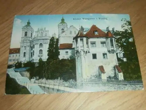 alte AK - Kloster Weingarten , ca. 1905 , Ansichtskarte !!!