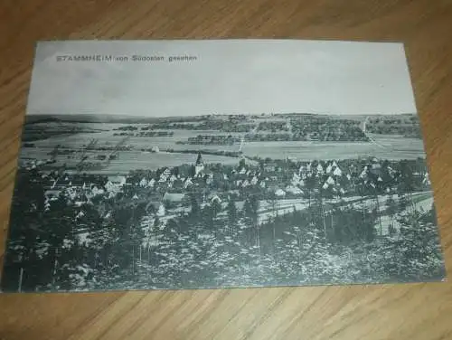 alte AK - Stammheim b. Calw , 1910 ,   Panorama , Ansichtskarte nach Haiterbach b. Nagold !!