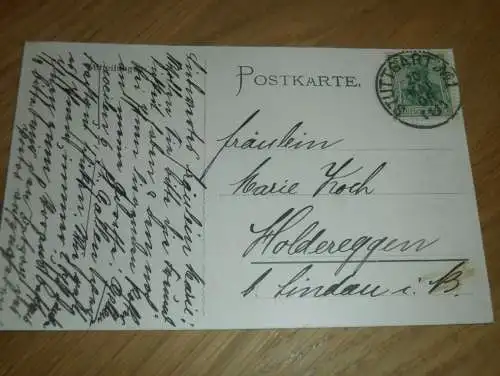 alte AK - Stuttgart , 1908 ,  Villa Berg  , Ansichtskarte !!