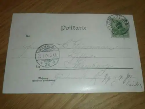 alte AK - Stuttgart , 1904 ,  Denkmal Kaiser Wilhelm , Ansichtskarte !!