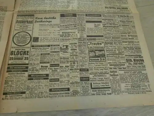 Dresdner Neueste Nachrichten 18.07.1936 - DNN , Dresden und Umgebung ,viel Reklame / Werbung !! RAR !!