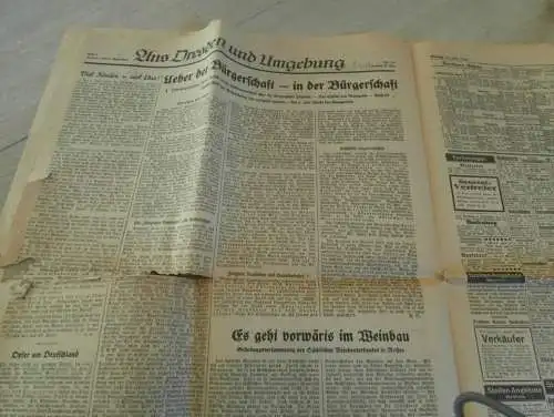 Dresdner Neueste Nachrichten 29.05.1936 - DNN , Dresden und Umgebung ,viel Reklame / Werbung !! RAR !!