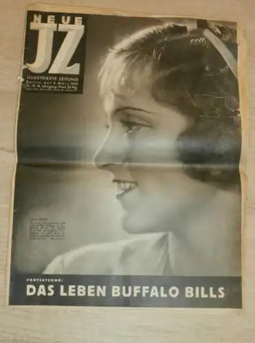 Neue Illustrierte Zeitung 9.03.1933 , Reichstag in Flammen , Fliegertod , Buffalo Bill , Prinz Eugen , Reklame / Werbung