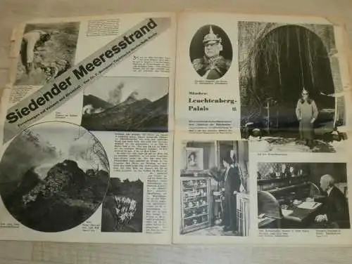 Neue Illustrierte Zeitung 9.03.1933 , Reichstag in Flammen , Fliegertod , Buffalo Bill , Prinz Eugen , Reklame / Werbung
