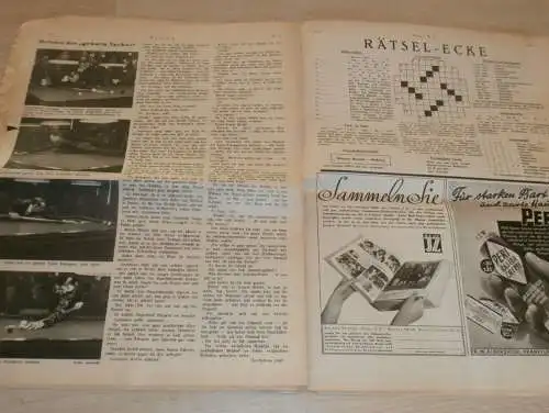 Neue Illustrierte Zeitung 9.03.1933 , Reichstag in Flammen , Fliegertod , Buffalo Bill , Prinz Eugen , Reklame / Werbung