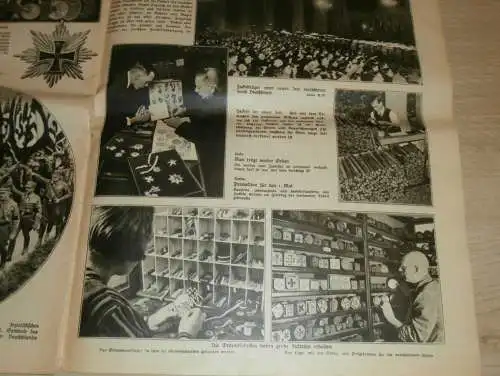 Neue Illustrierte Zeitung 27.04.1933 , Richthofen der rote Kampfflieger , Fahnen , Fackeln , Orden , Reklame und Werbung