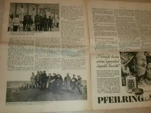 Neue Illustrierte Zeitung 27.04.1933 , Richthofen der rote Kampfflieger , Fahnen , Fackeln , Orden , Reklame und Werbung