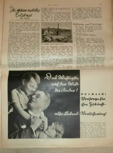 Neue Illustrierte Zeitung 27.04.1933 , Richthofen der rote Kampfflieger , Fahnen , Fackeln , Orden , Reklame und Werbung