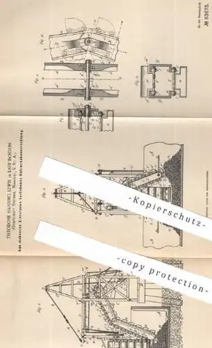 original Patent - Theodore Harding Lewis , East Boston , Suffolk , Massachusetts , USA | Kohle - Hebezeug | Elevator