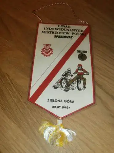 Speedway Wimpel , Zielona Góra 1982  , Motorsport !!