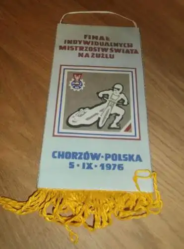 Speedway Wimpel - Chorzów / Polska 1976 , Weltmeisterschaft , Motorsport !!