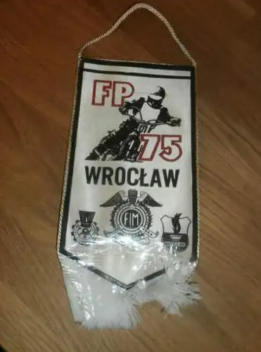 Speedway Wimpel - Wroclaw / Wrocław  1975 , Motorsport !!