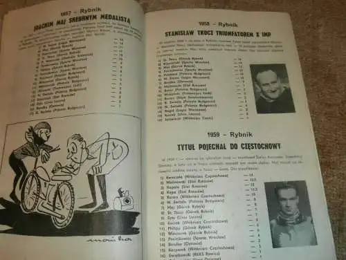 Konvolut - Speedway Rybnik 1968 , polnische Meisterschaft , Programm mit Zeitungsartikeln , Programmheft , Motorsport !!