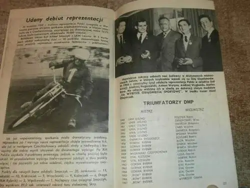 Konvolut - Speedway Rybnik 1968 , polnische Meisterschaft , Programm mit Zeitungsartikeln , Programmheft , Motorsport !!