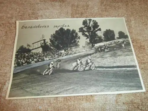 Speedway in Balakowo / Russland 1964 , großes Foto !!!