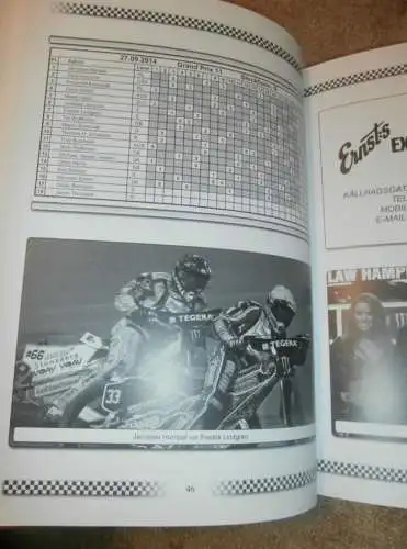 Speedway Chronik / Jahrbuch 2014 , Langbahn , Sandbahn , Eisspeedway , Band 18 !!!