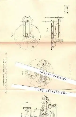 original Patent - Jacob Koepff in Göppingen , 1899 , Formkasten für Ziegel - Pressen , Presse , Formen , Ziegelei !!!