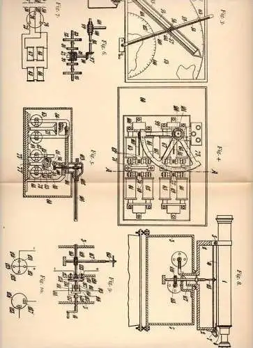 Original Patentschrift - K. Leon in Vaxholm , Schweden , 1904 , Apparat zum anvisieren von Gegenständen , Visier !!!